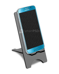 Mobile Tablet Flat Top Stand Small Mockup for Sublimation Preview design