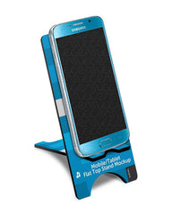 Mobile Tablet Flat Top Stand Small Mockup for Sublimation Preview design