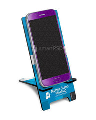 Acrylic Mobile Display Stand Design Mockup - 2 Views