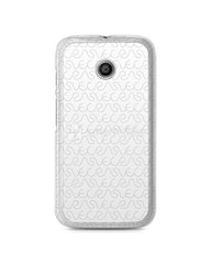 Motorola Moto E 2d Clear Mobile Case Design Mockup 2014