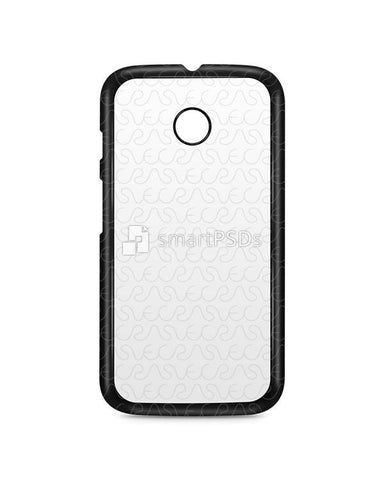 Motorola Moto E 2d IMD Colored Mobile Case Design Mockup 2014