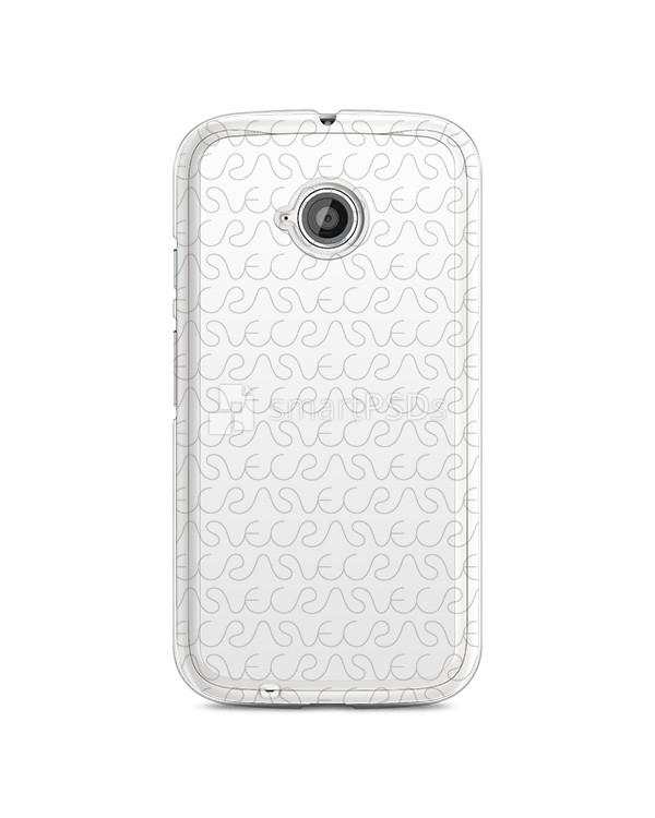 Motorola Moto E2 2d Clear Mobile Case Design Mockup 2015