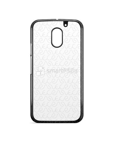 Motorola Moto E3 2d IMD Colored Mobile Case Design Mockup 2016