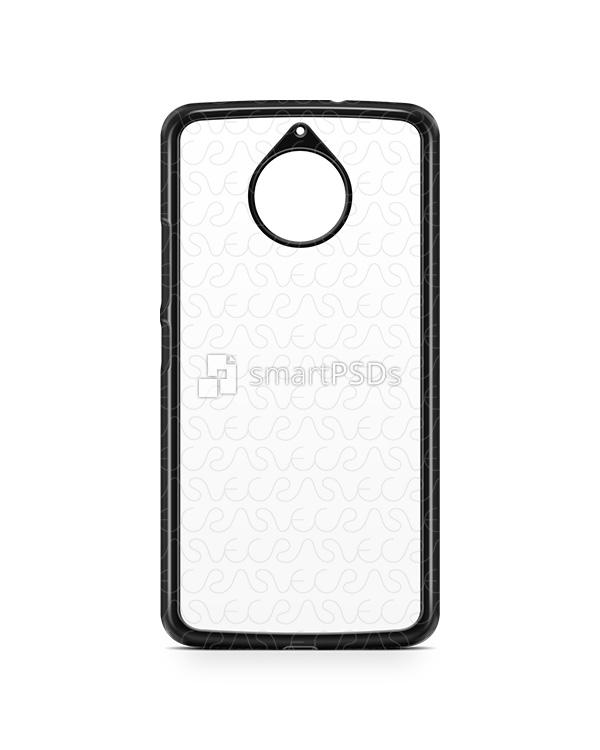 Moto E4 Plus 2d Colored Case Design Mockup Back 2017