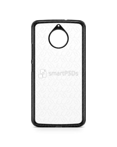Moto E4 Plus 2d Colored Case Design Mockup Back 2017