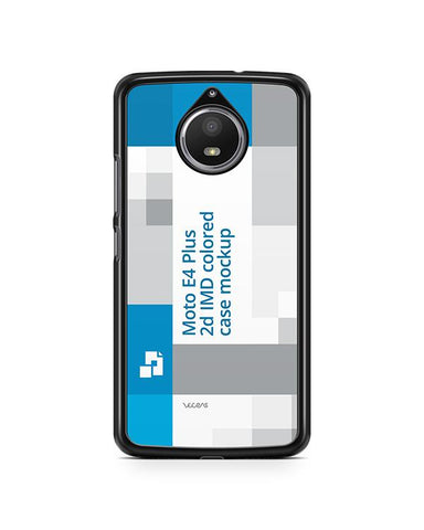 Moto E4 Plus 2d Colored Case Design Mockup Back 2017