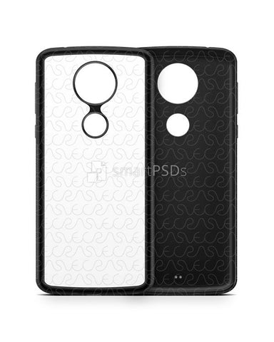 Motorola E5 Play 2d Rubber Flex Mobile Case Design Mockup 2018