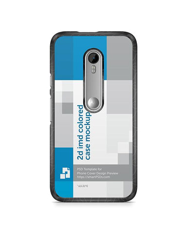 Motorola Moto G3 2d IMD Colored Mobile Case Design Mockup 2015