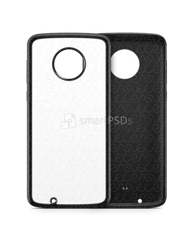 Moto G6 2d RubberFlex Case Design Mockup 2018
