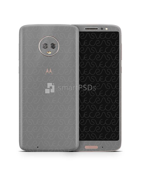 Motorola G6 Vinyl Skin Design Mockup 2018
