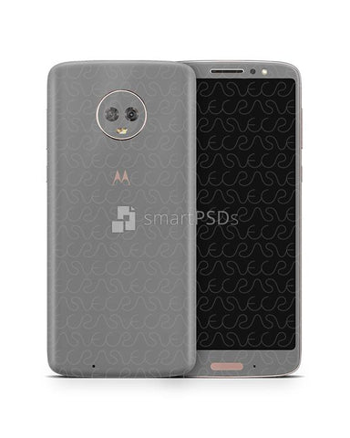 Motorola G6 Vinyl Skin Design Mockup 2018
