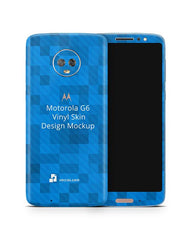 Motorola G6 Vinyl Skin Design Mockup 2018