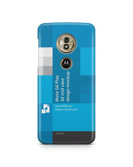 Moto G6 Play 3d IMD Case Design Mockup 2018