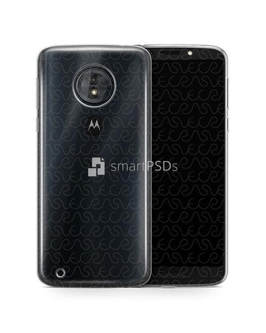Motorola G6 Play UV TPU Clear Case Design Mockup 2018