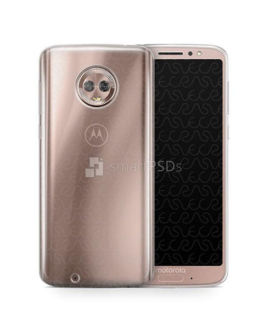 Moto G6 UV TPU Clear Case Design Mockup 2018