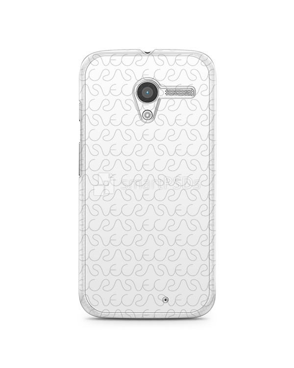Motorola Moto X 2d Clear Mobile Case Design Mockup 2014