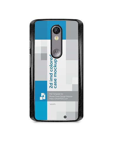 Moto X Force 2d IMD Mobile Case Design Mockup 2016
