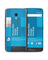 Moto X Play Mobile Skin Design Template