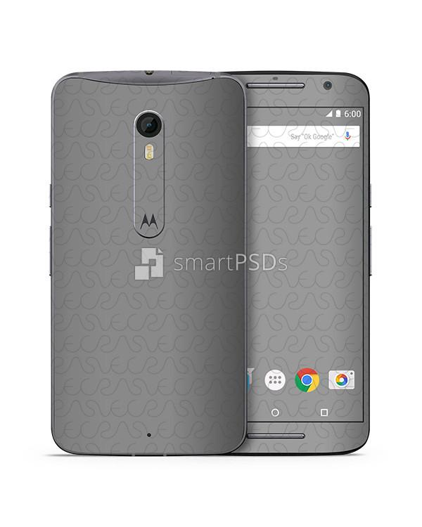 Moto X Style Mobile Skin Design Template