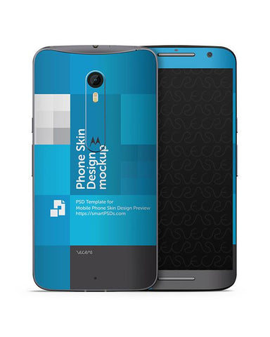 Motorola Moto X Style Mobile Skin Design Template