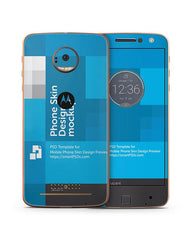 Moto Z Mobile Skin Design Template