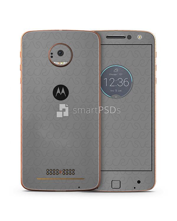 Moto Z Mobile Skin Design Template