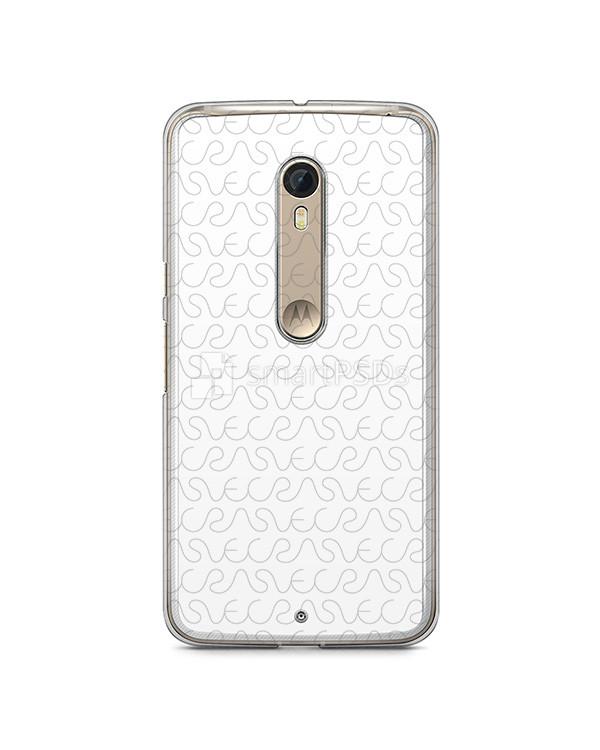Motorola Moto X Style 2d Clear Mobile Case Design Mockup 2015