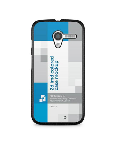 Motorola Moto X 2d IMD Colored Mobile Case Design Mockup 2014