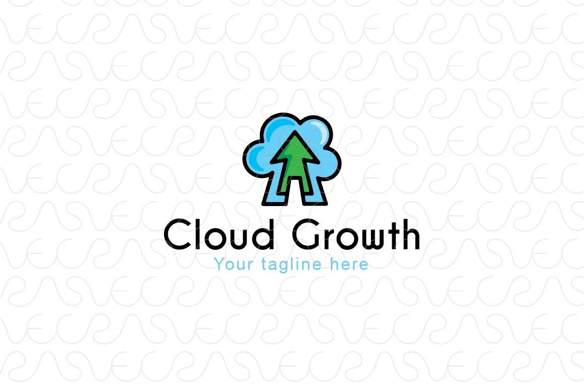 Cloud Growth - Online Business Stock Logo Template