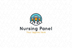 Nursing Panel - Medical Faculty Stock Logo Template