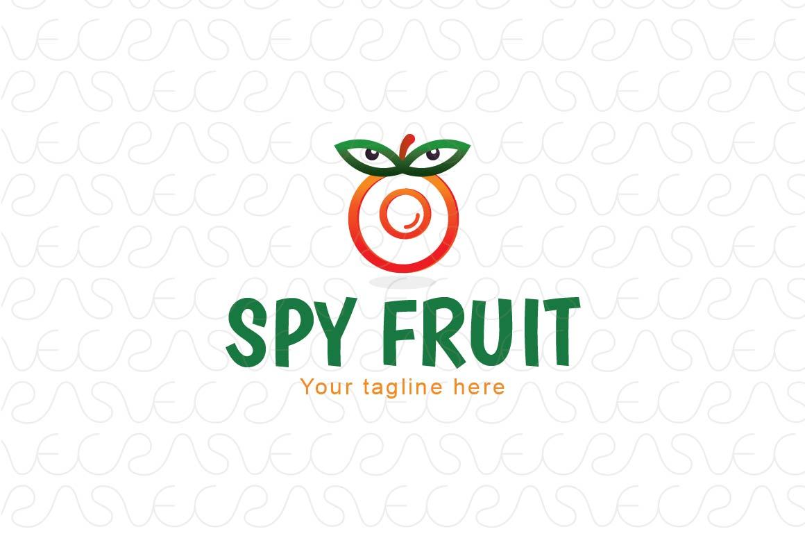 Spy Fruit - Hidden Camera Gadget Stock Logo Template for Security & Safety