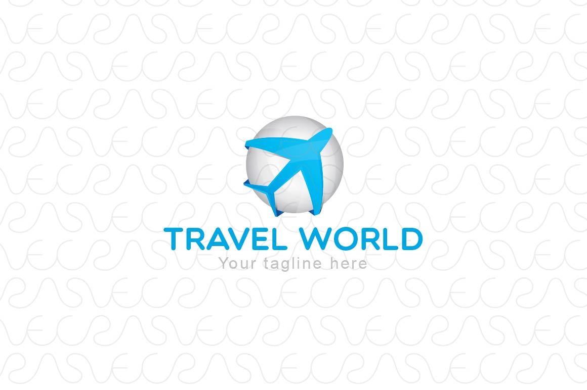 Travel World - Overseas Tourism Stock Logo Template