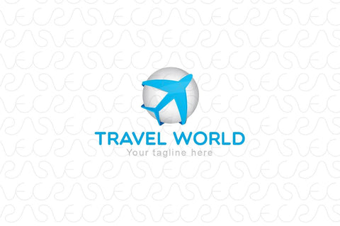 Travel World - Overseas Tourism Stock Logo Template