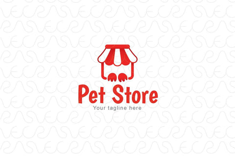 Pet Store - Domestic Animal Shop Stock Logo Design Template