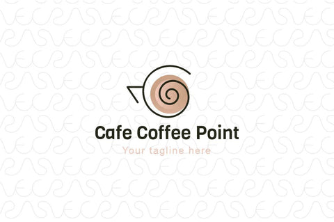 Cafe Coffee Point - Stock Logo Template