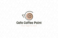 Cafe Coffee Point - Stock Logo Template