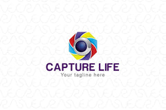 Capture Life - Photography Studio Stock Logo Template