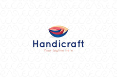 Handicraft - Craftsman Stock Logo Template for Handmade Craft & Pottery