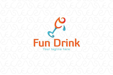 Fun Drink - Restaurant Bar Stock Logo Template