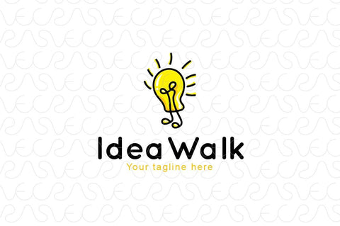 Idea Walk Stock Logo Template