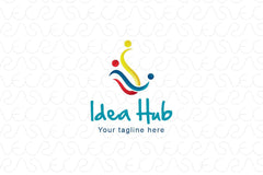 Idea Hub - Creative Community Stock Logo Template
