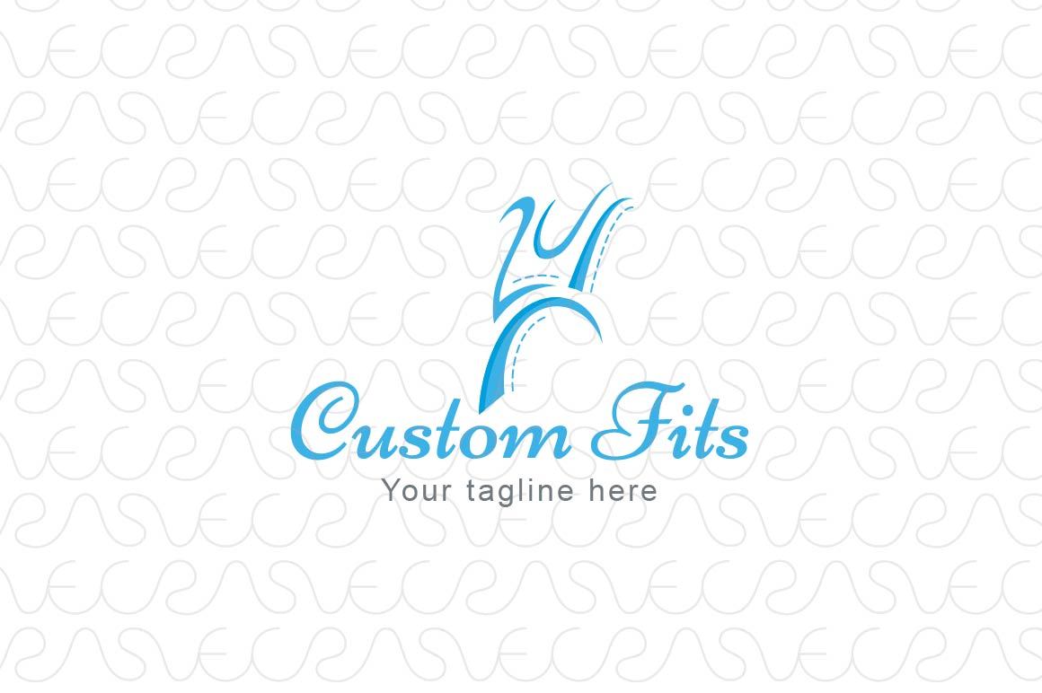 Custom Fits - Tailoring & Boutique Stock Logo Template