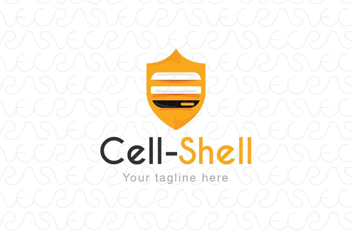 Cell Shell - Safety & Security Stock Logo Template Design