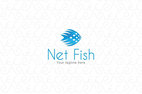 Net Fish - Abstract Water Animal Stock Logo Template
