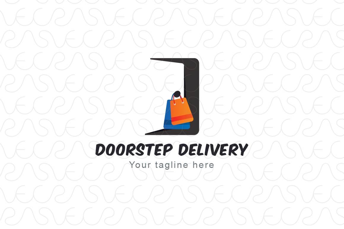 Doorstep Delivery - Online Shopping Logo Design