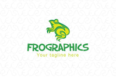 Frographics - Creative Stock Logo Template of Amphibian Animal