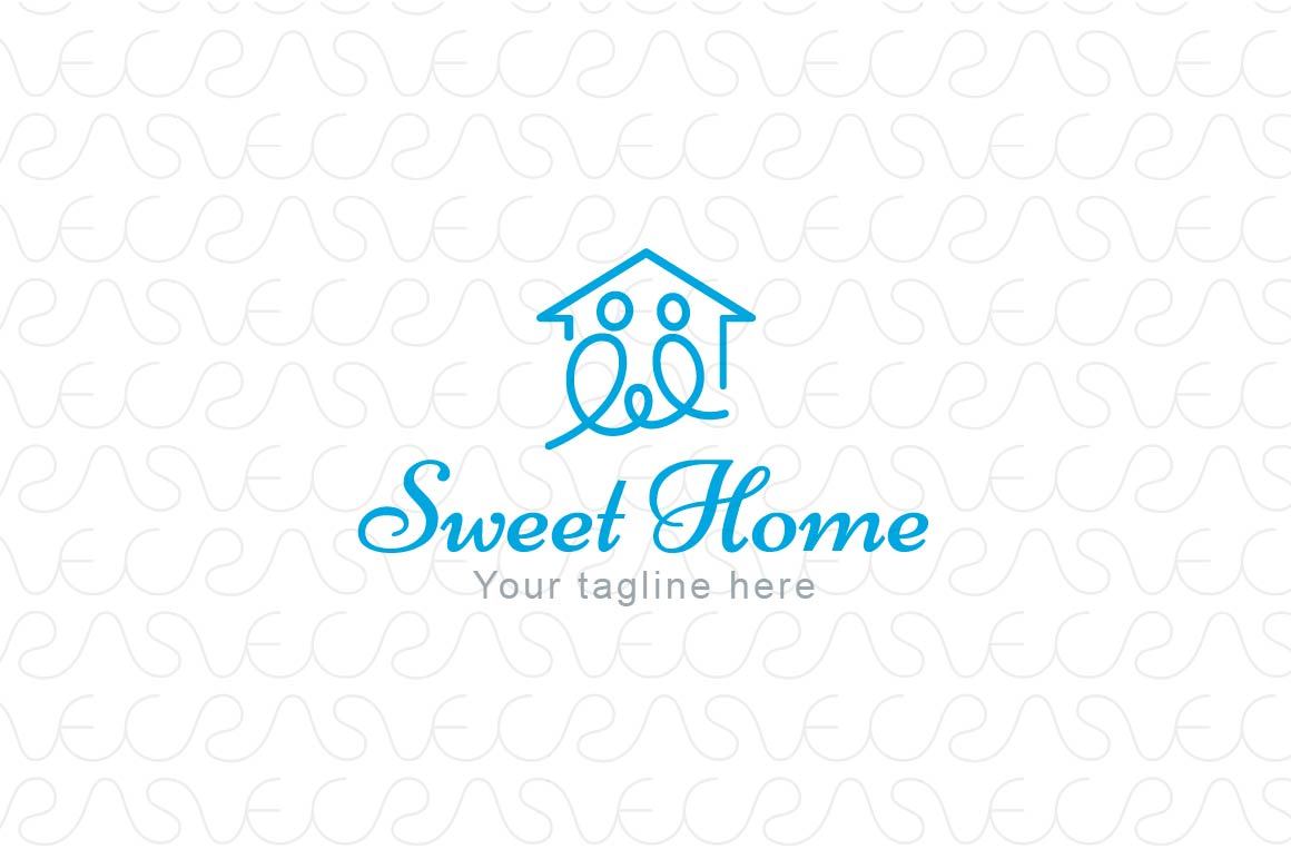 Sweet Home - Real Estate Stock Logo Design for Residential Properties