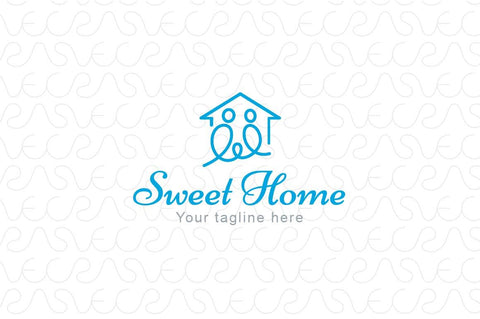 Sweet Home - Real Estate Stock Logo Design for Residential Properties