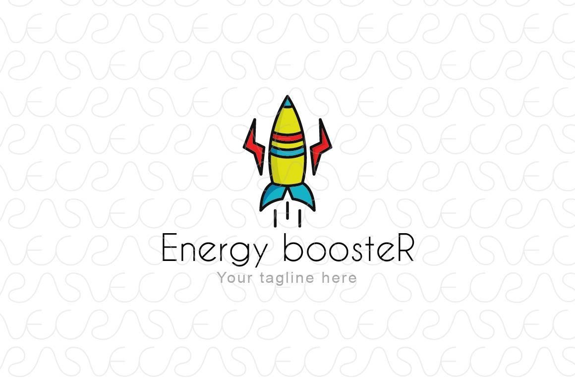 Energy booster - Abstract Rocket Stock Logo Template