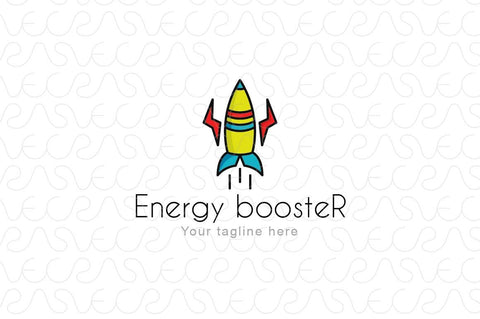 Energy booster - Abstract Rocket Stock Logo Template